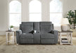 Barnsana Power Reclining Loveseat with Console - Yulissa Home Furnishings (NJ)