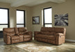 Boxberg Reclining Loveseat with Console - Yulissa Home Furnishings (NJ)