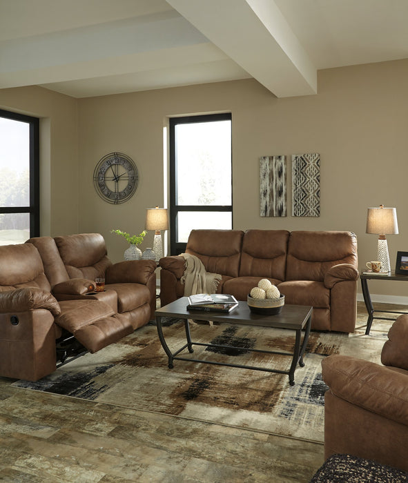 Boxberg Reclining Loveseat with Console - Yulissa Home Furnishings (NJ)