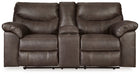 Boxberg Reclining Loveseat with Console - Yulissa Home Furnishings (NJ)