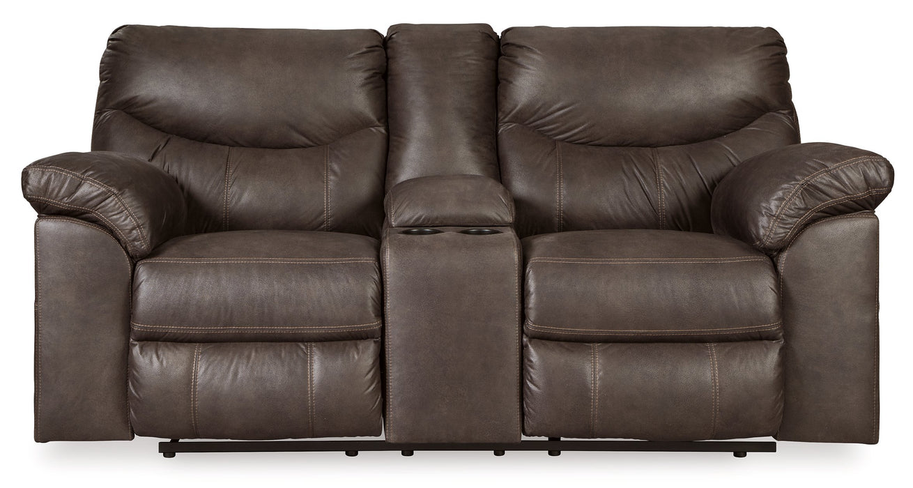 Boxberg Reclining Loveseat with Console - Yulissa Home Furnishings (NJ)