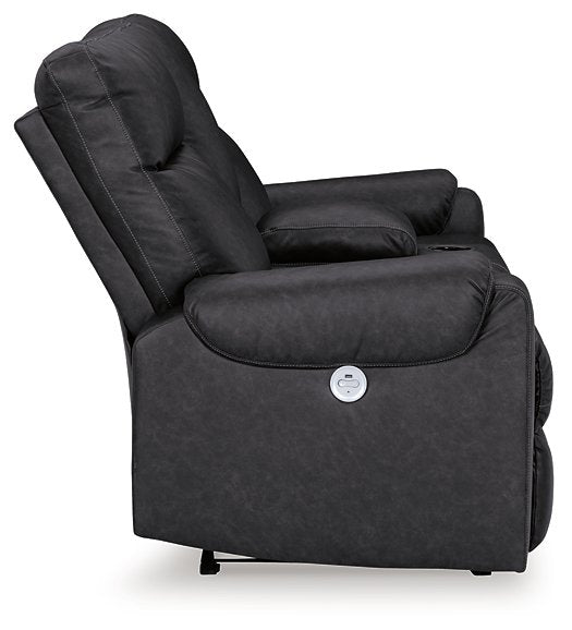 Axtellton Power Reclining Loveseat with Console - Yulissa Home Furnishings (NJ)