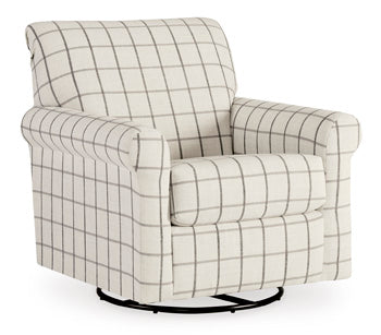 Davinca Swivel Glider Accent Chair - Yulissa Home Furnishings (NJ)