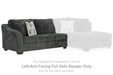 Biddeford 2-Piece Sleeper Sectional with Chaise - Yulissa Home Furnishings (NJ)