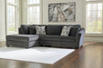 Biddeford 2-Piece Sleeper Sectional with Chaise - Yulissa Home Furnishings (NJ)