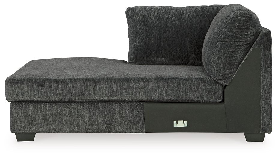 Biddeford 2-Piece Sleeper Sectional with Chaise - Yulissa Home Furnishings (NJ)