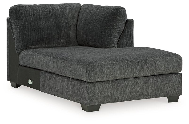 Biddeford 2-Piece Sleeper Sectional with Chaise - Yulissa Home Furnishings (NJ)