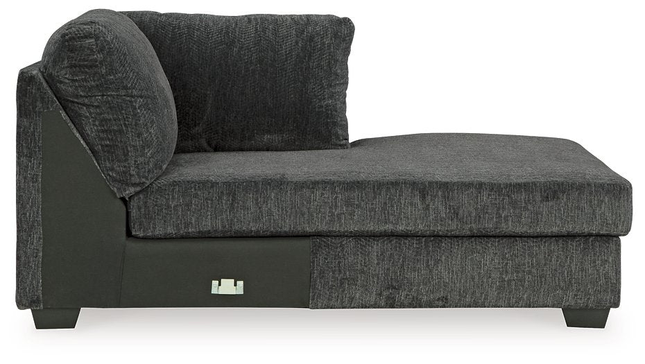 Biddeford 2-Piece Sleeper Sectional with Chaise - Yulissa Home Furnishings (NJ)