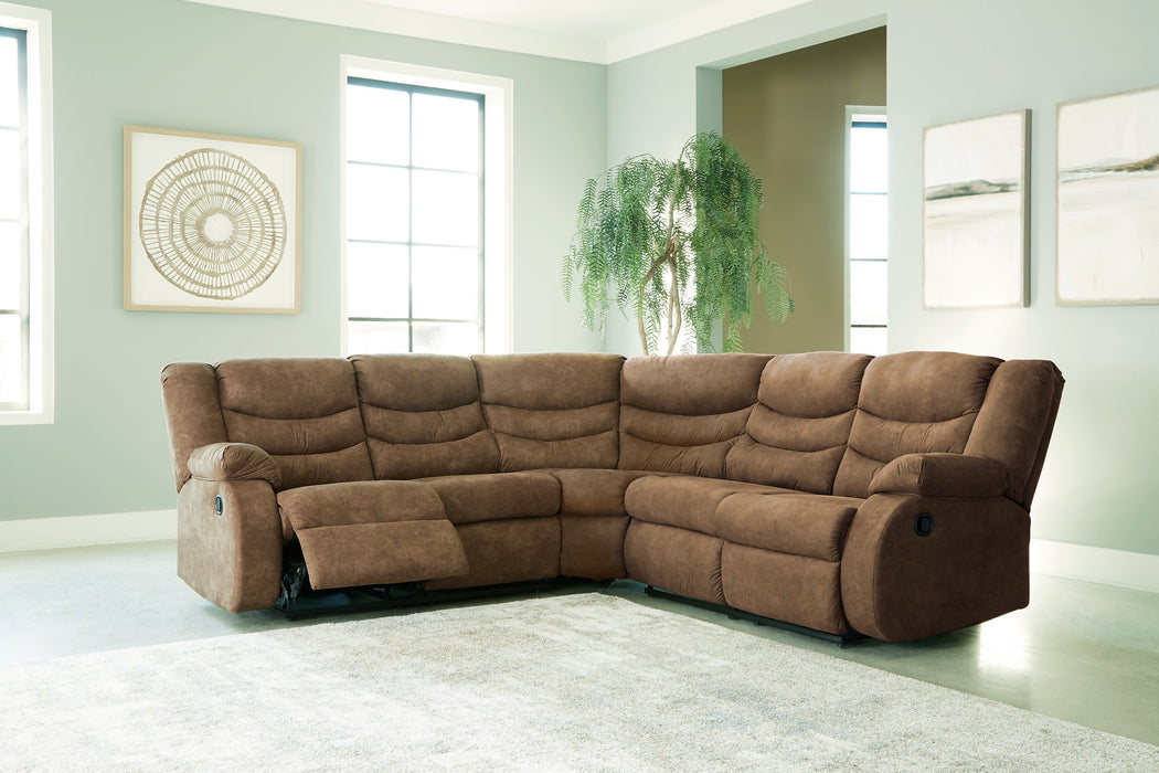 Partymate 2-Piece Reclining Sectional - Yulissa Home Furnishings (NJ)