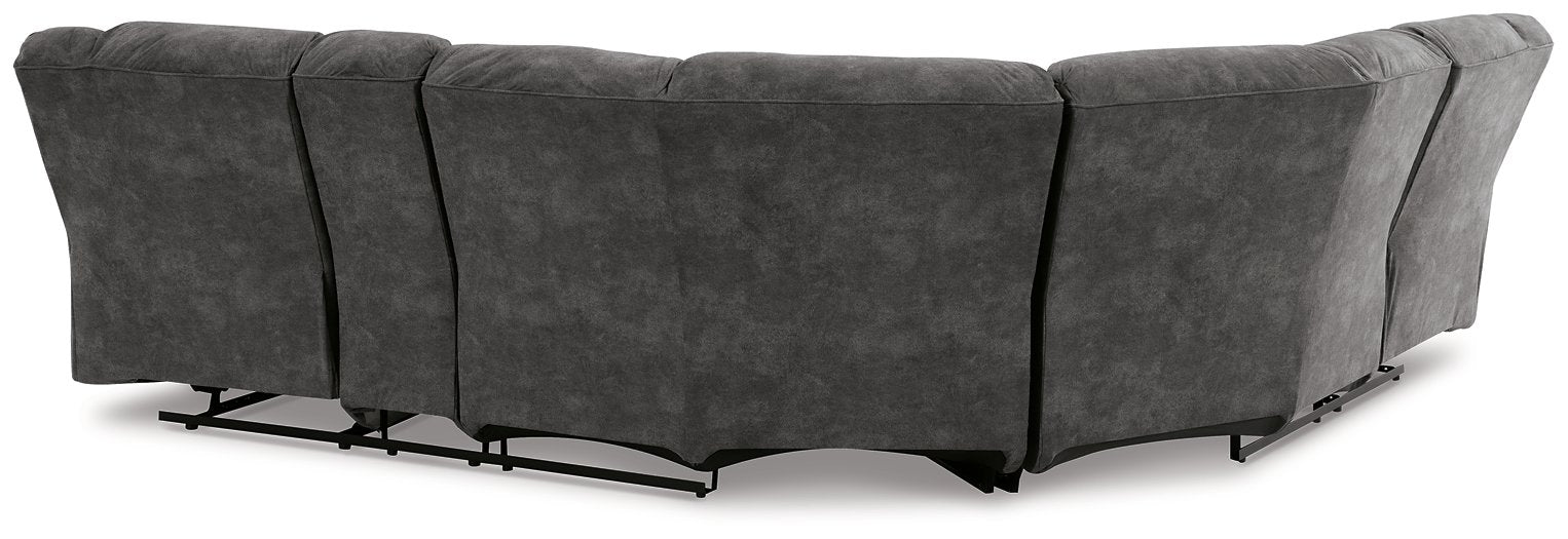 Partymate 2-Piece Reclining Sectional - Yulissa Home Furnishings (NJ)