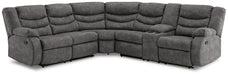 Partymate 2-Piece Reclining Sectional - Yulissa Home Furnishings (NJ)