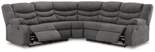 Partymate 2-Piece Reclining Sectional - Yulissa Home Furnishings (NJ)