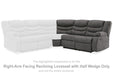 Partymate 2-Piece Reclining Sectional - Yulissa Home Furnishings (NJ)