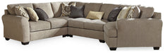 Pantomine Sectional with Cuddler - Yulissa Home Furnishings (NJ)