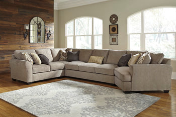 Pantomine Sectional with Cuddler - Yulissa Home Furnishings (NJ)