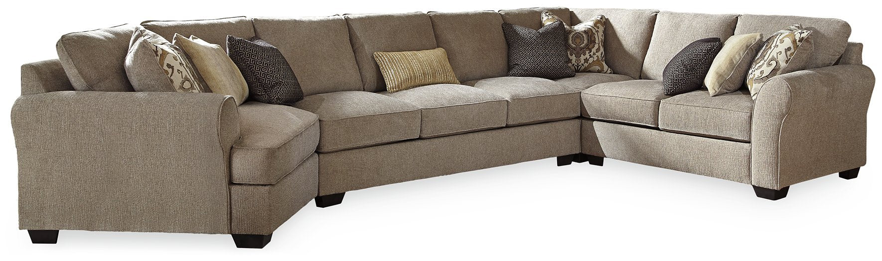 Pantomine Sectional with Cuddler - Yulissa Home Furnishings (NJ)