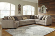 Pantomine Sectional with Cuddler - Yulissa Home Furnishings (NJ)