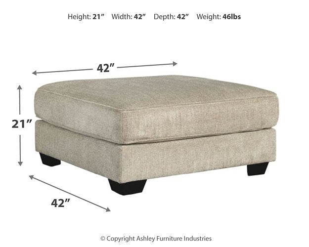 Ardsley Oversized Ottoman - Yulissa Home Furnishings (NJ)