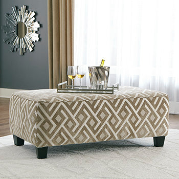 Dovemont Oversized Accent Ottoman - Yulissa Home Furnishings (NJ)