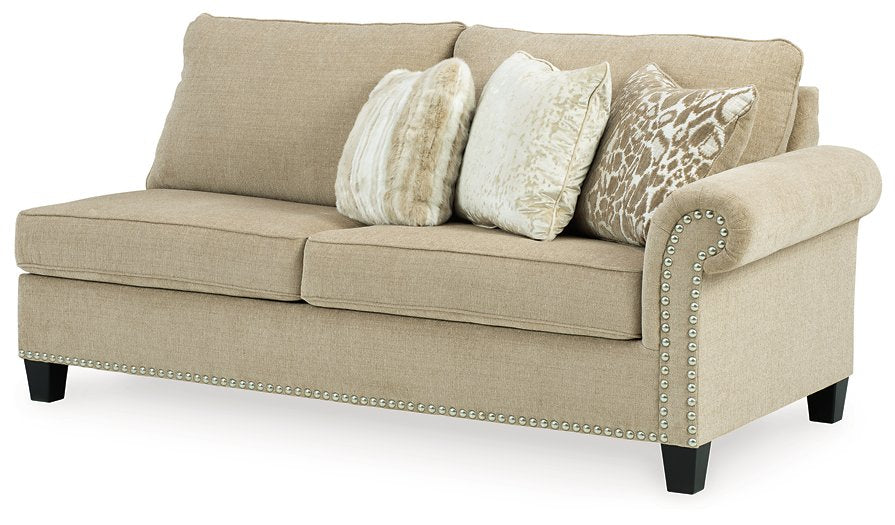 Dovemont 2-Piece Sectional with Chaise - Yulissa Home Furnishings (NJ)