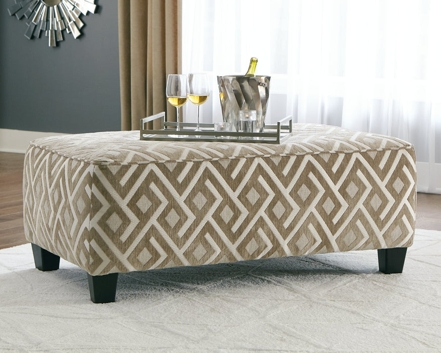 Dovemont Oversized Accent Ottoman - Yulissa Home Furnishings (NJ)