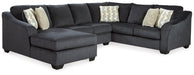 Eltmann Sectional with Chaise - Yulissa Home Furnishings (NJ)