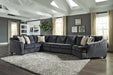 Eltmann Sectional with Cuddler - Yulissa Home Furnishings (NJ)