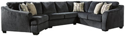 Eltmann Sectional with Cuddler - Yulissa Home Furnishings (NJ)