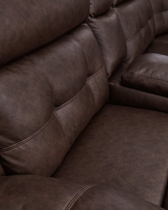 Punch Up Power Reclining Sectional Loveseat