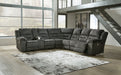 Nettington Power Reclining Sectional - Yulissa Home Furnishings (NJ)