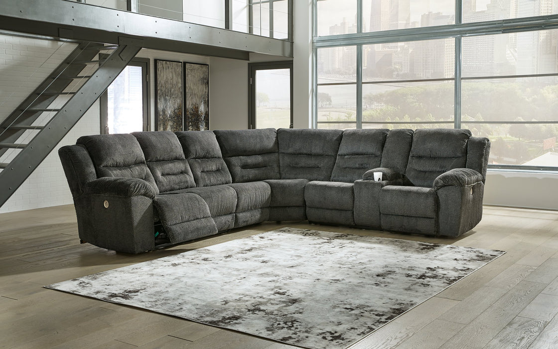 Nettington Power Reclining Sectional - Yulissa Home Furnishings (NJ)