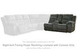 Nettington Power Reclining Sectional - Yulissa Home Furnishings (NJ)