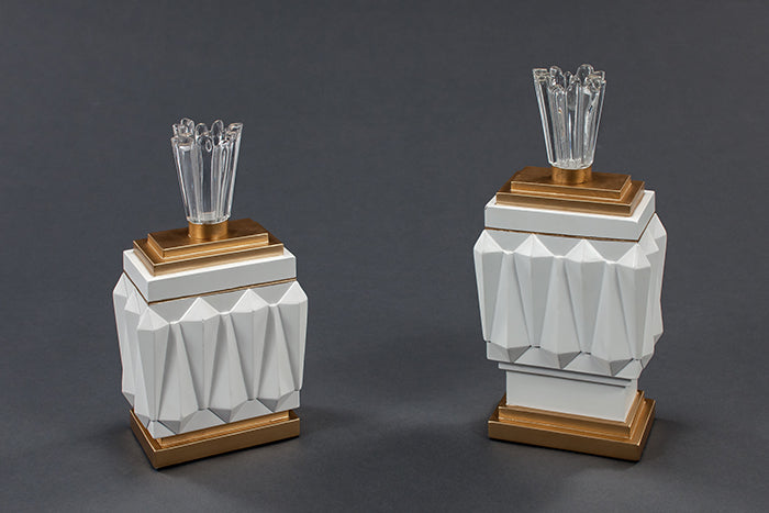 4452 White and Gold Table Accessories (3 PC) SKU: AC0001