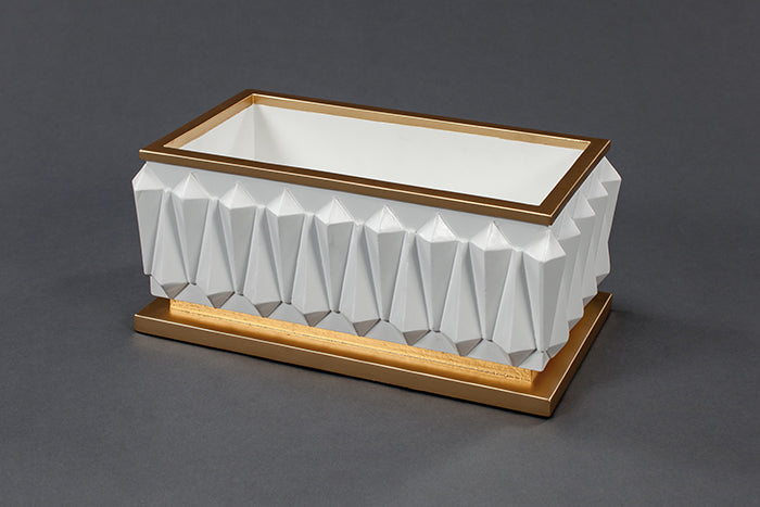 4452 White and Gold Table Accessories (3 PC) SKU: AC0001