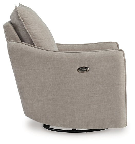 McBurg Swivel Power Recliner - Yulissa Home Furnishings (NJ)