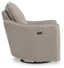 McBurg Swivel Power Recliner - Yulissa Home Furnishings (NJ)