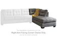 Maier 2-Piece Sectional with Chaise - Yulissa Home Furnishings (NJ)