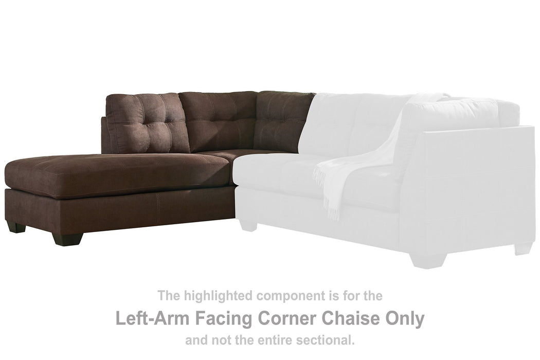 Maier 2-Piece Sectional with Chaise - Yulissa Home Furnishings (NJ)