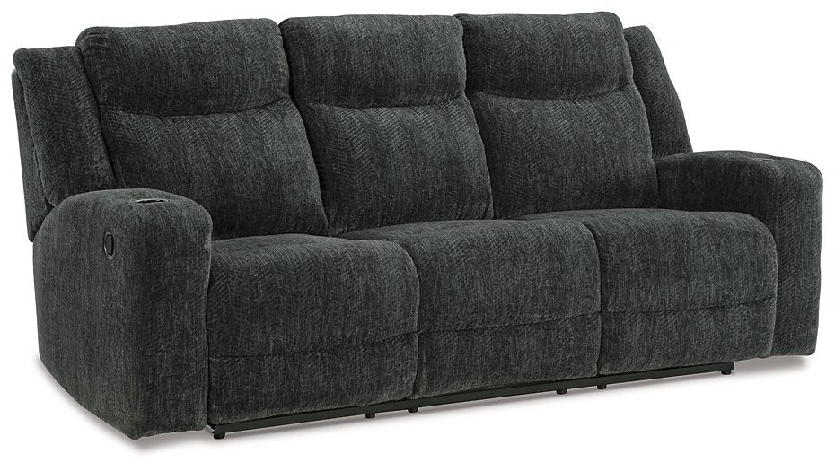 Martinglenn Reclining Sofa with Drop Down Table - Yulissa Home Furnishings (NJ)