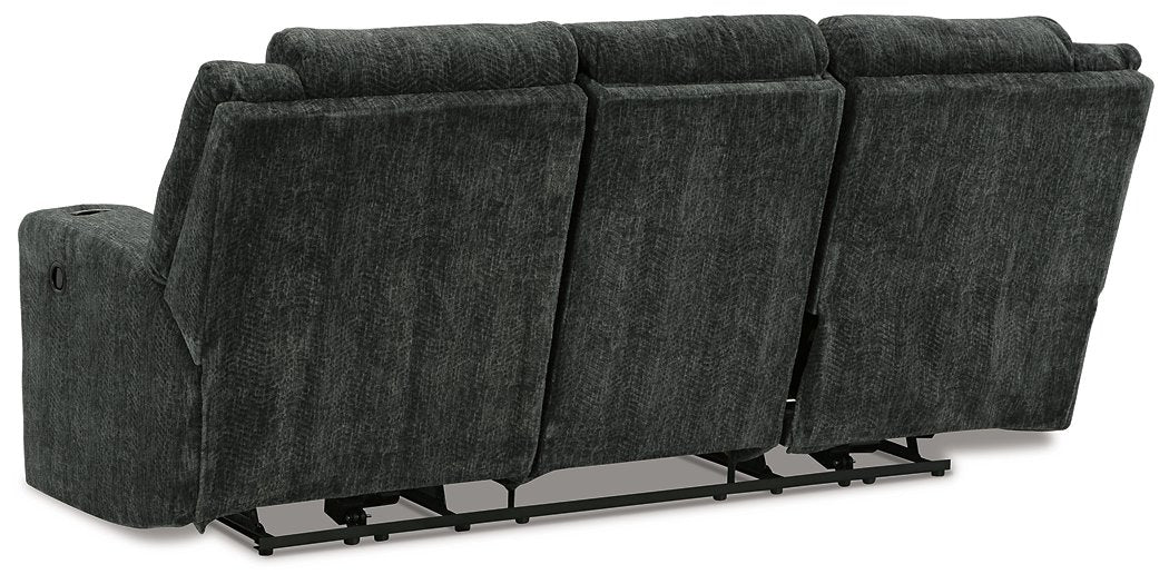 Martinglenn Reclining Sofa with Drop Down Table - Yulissa Home Furnishings (NJ)