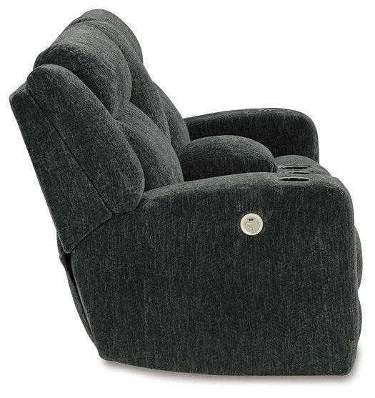 Martinglenn Power Reclining Loveseat with Console - Yulissa Home Furnishings (NJ)