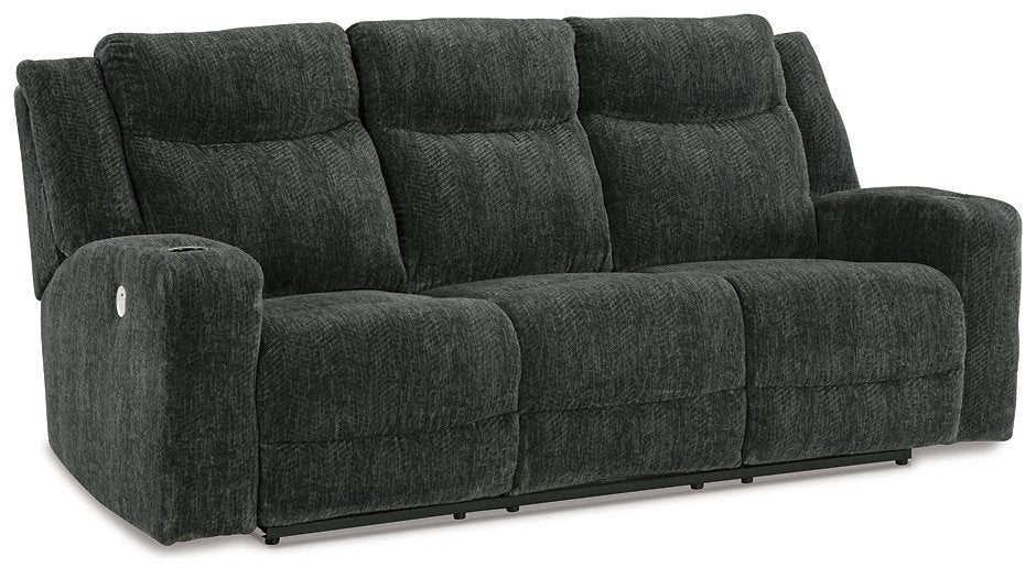 Martinglenn Power Reclining Sofa with Drop Down Table - Yulissa Home Furnishings (NJ)