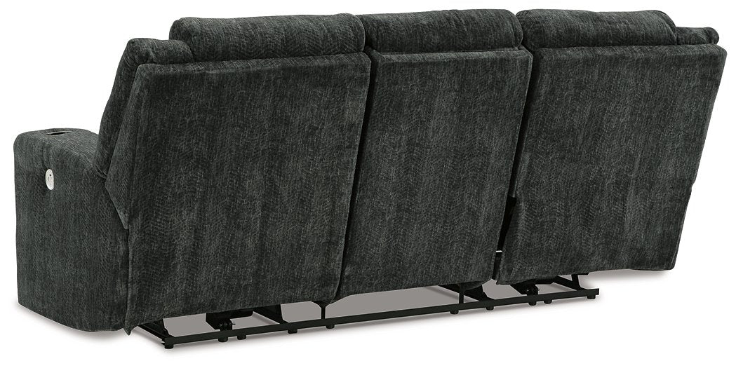 Martinglenn Power Reclining Sofa with Drop Down Table - Yulissa Home Furnishings (NJ)