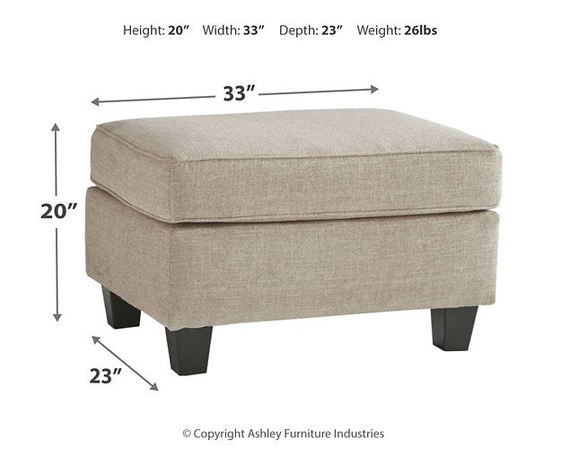 Abney Ottoman - Yulissa Home Furnishings (NJ)