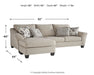 Abney Sofa Chaise - Yulissa Home Furnishings (NJ)