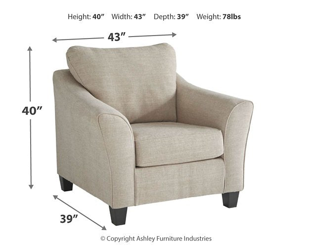 Abney Chair - Yulissa Home Furnishings (NJ)