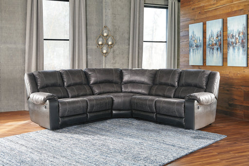 Nantahala Reclining Sectional - Yulissa Home Furnishings (NJ)