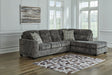 Lonoke 2-Piece Sectional with Chaise - Yulissa Home Furnishings (NJ)