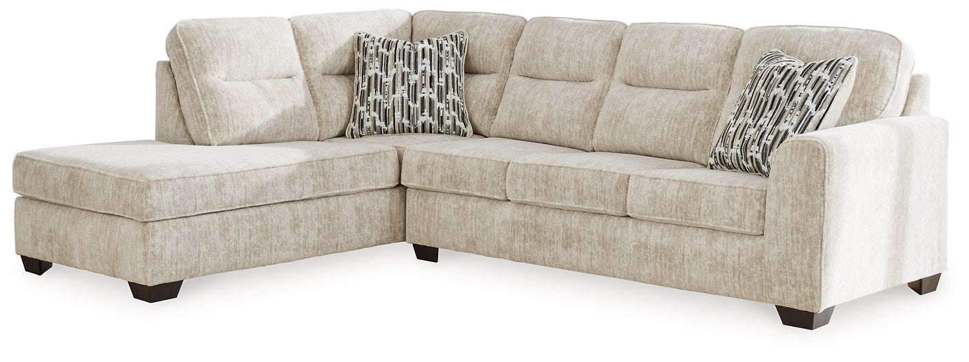 Lonoke 2-Piece Sectional with Chaise - Yulissa Home Furnishings (NJ)