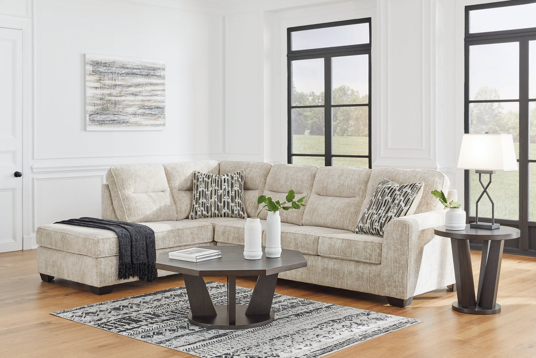 Lonoke 2-Piece Sectional with Chaise - Yulissa Home Furnishings (NJ)